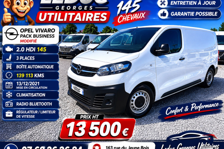 OPEL VIVARO FOURGON
